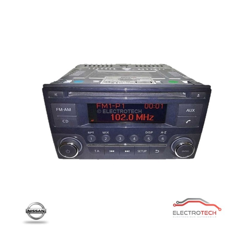 Réparation lecteur CD Autoradio Nissan Qashqai en 24H garantie 1 an