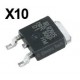 10 × Transistor IRLR2905