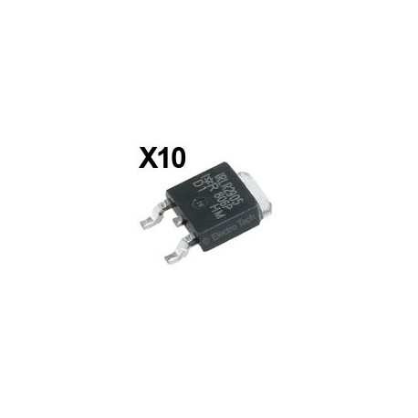 10 × Transistor IRLR2905